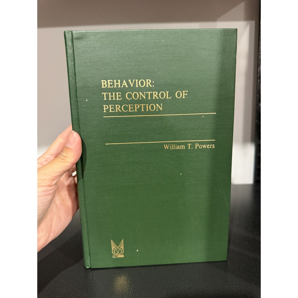 William T Powers Behavior The Control of Perception Hardcover Book 1987 AS IS